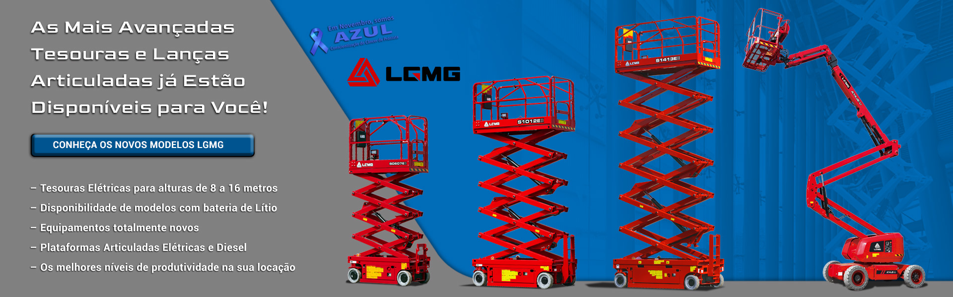 Conheça as Plataformas Elevatórias LGMG