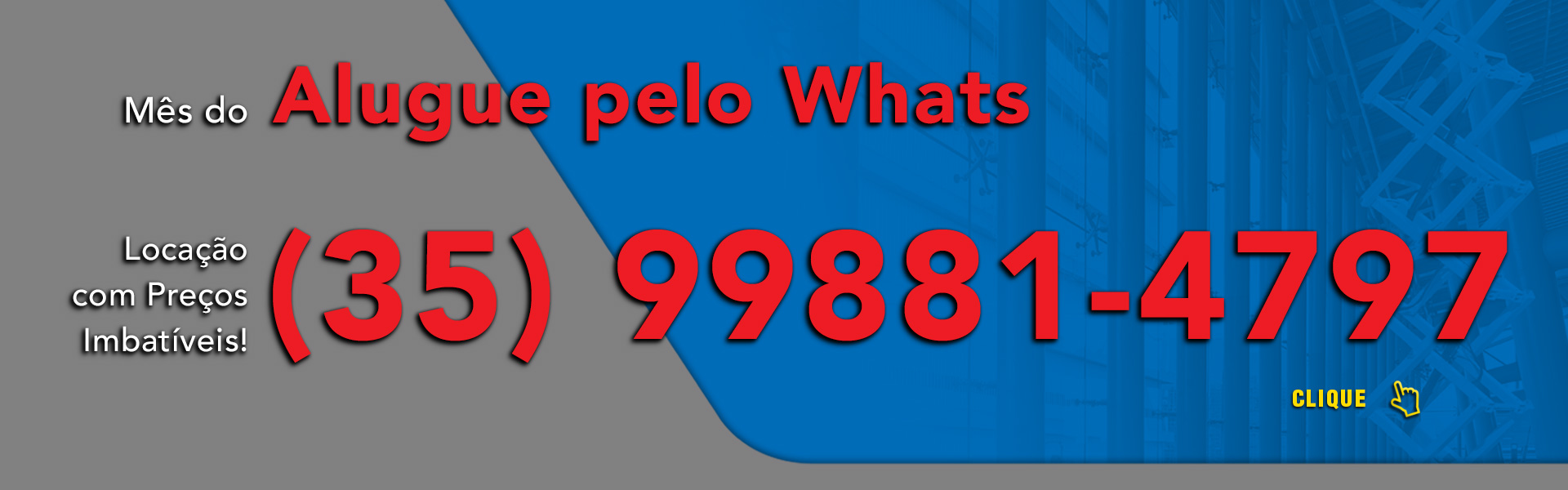 Alugue pelo WhatsApp