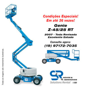 *Z-45/25 RT - Plataforma de Lanca Articulada Diesel - Seminova