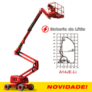 *A14JE-Li - Plataforma de Lança Articulada Elétrica (Zero Km)