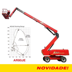 *AR80JE - Plataforma Articulada Elétrica