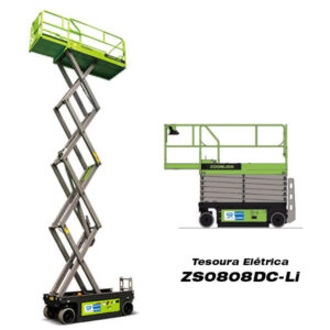 ZS0808DC-Li - Tesoura Elétrica com Bateria de Íon de Lítio