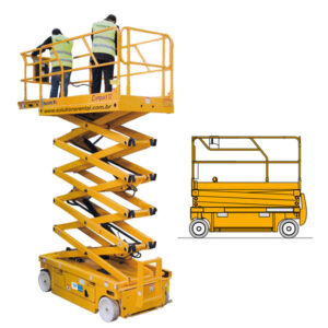 Compact 12 - Tesoura Elétrica - Haulotte - Seminova
