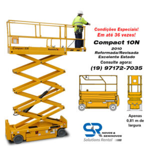 *Compact 10N - Tesoura Elétrica - Haulotte - Seminova