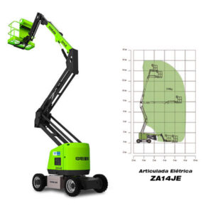 ZA14JE - Plataforma Articulada Elétrica