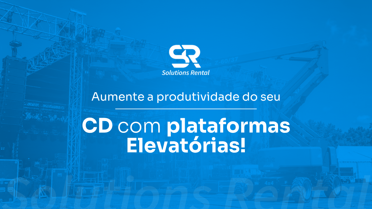 Plataforma elevatória em centro de distribuição para aumentar a produtividade e otimizar operações logísticas.