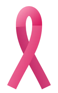 Laço rosa do Outubro Rosa